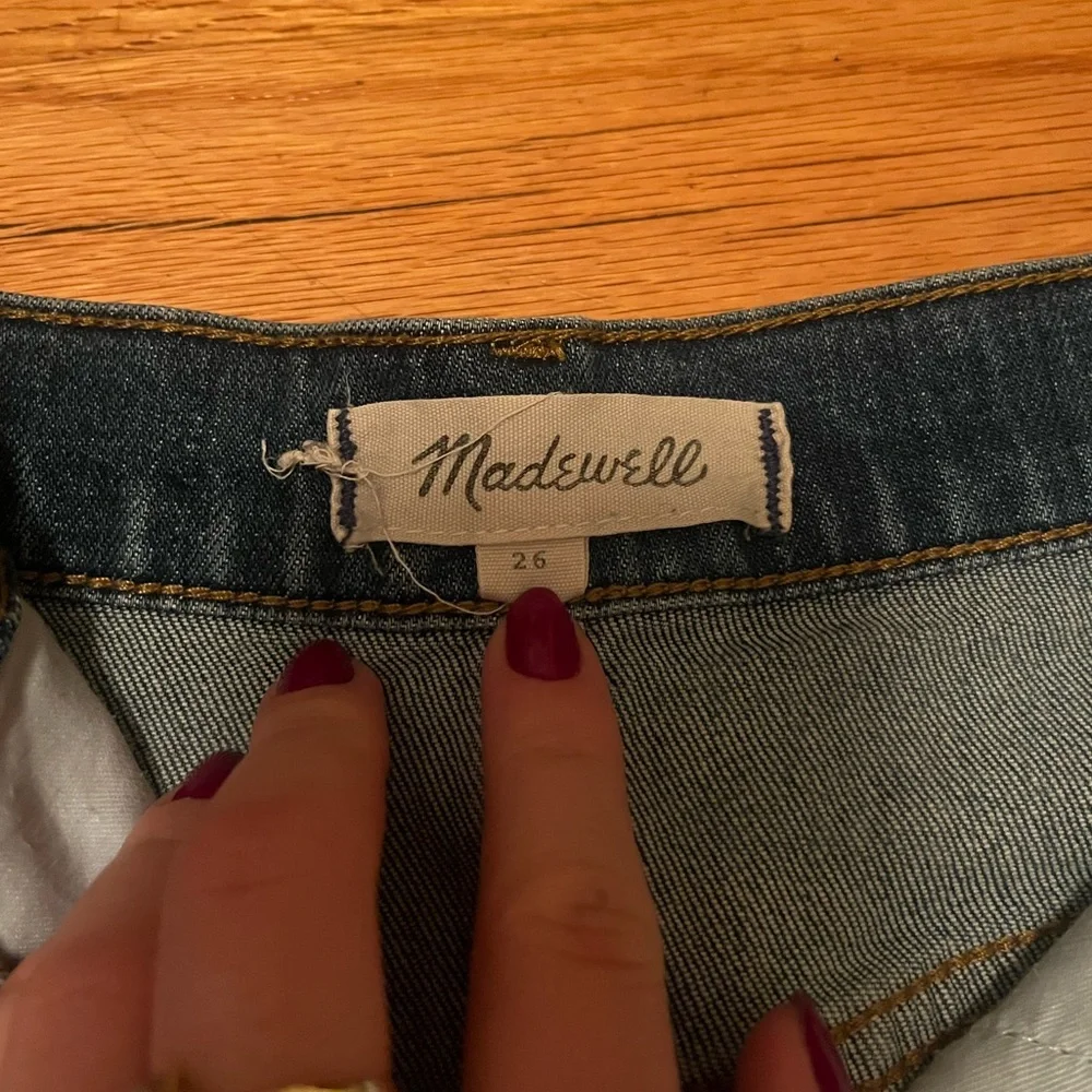 Madewell high rise denim shorts - Picture 3 of 8